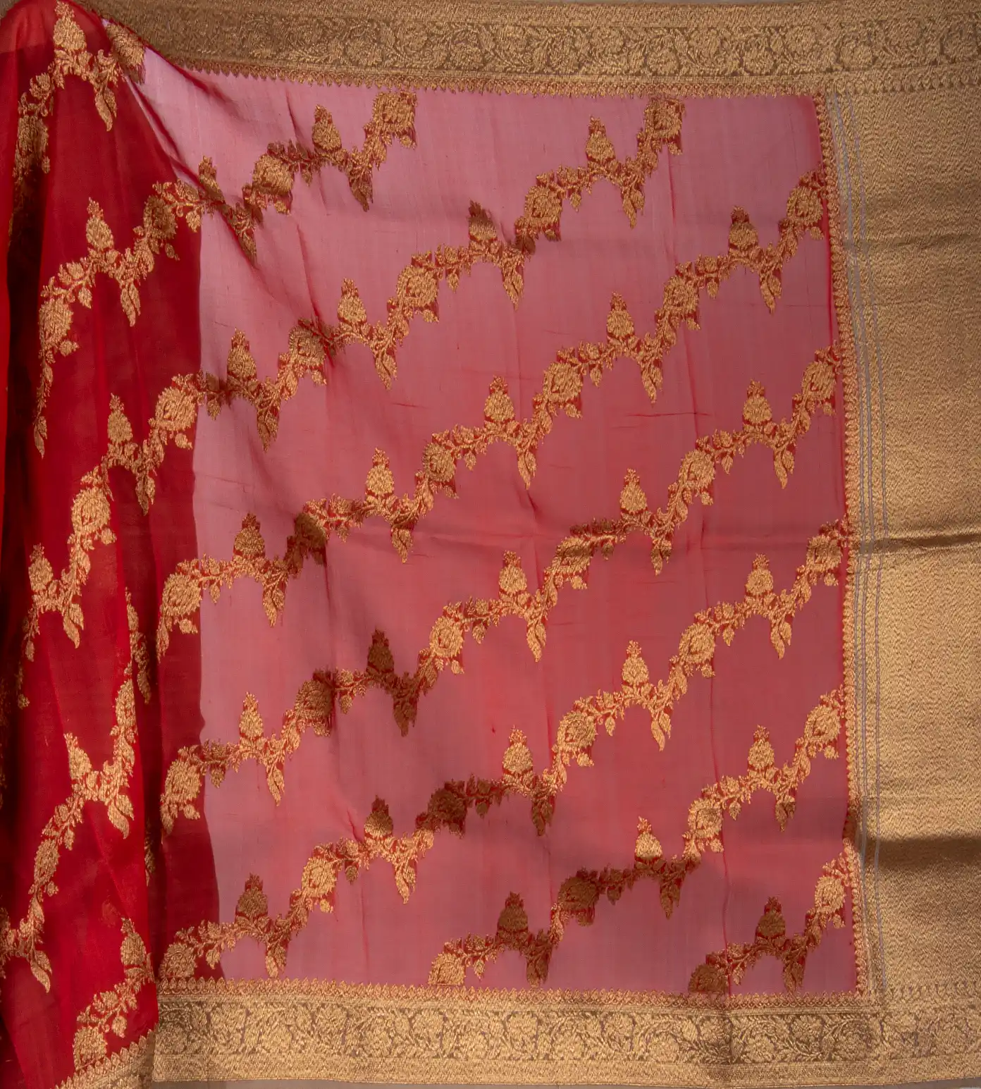 Deep Beige Banarasi Tussar Salwar4