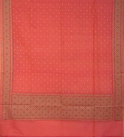 Rouge Pink Banarasi Cotton Saree3
