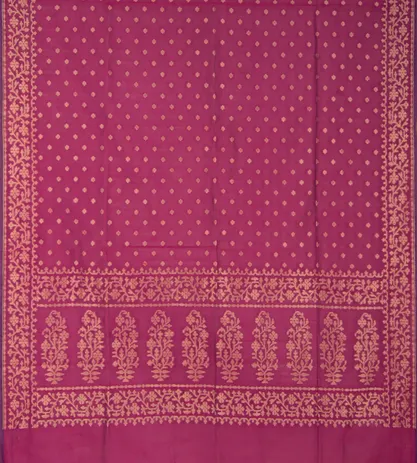 Deep Pink Banarasi Cotton Saree3