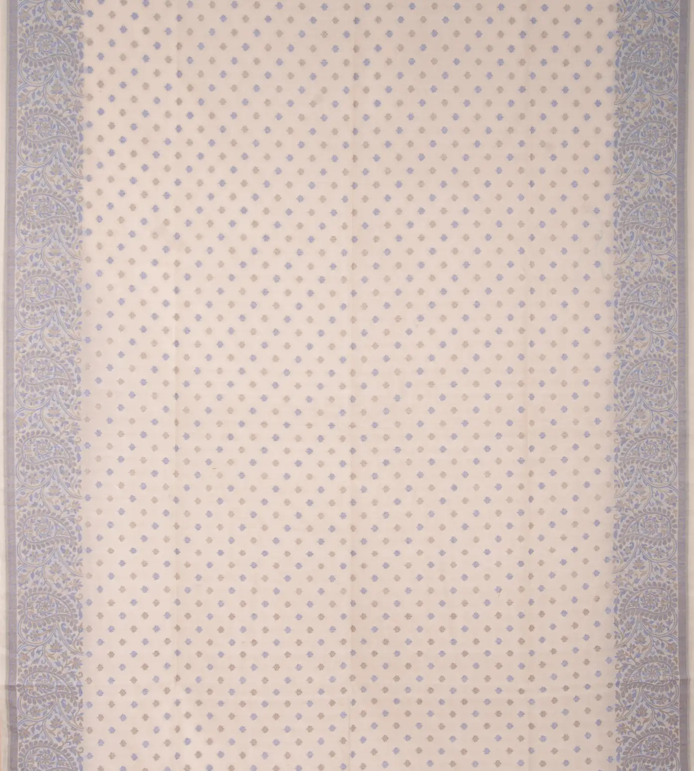 White Banarasi Cotton Saree2