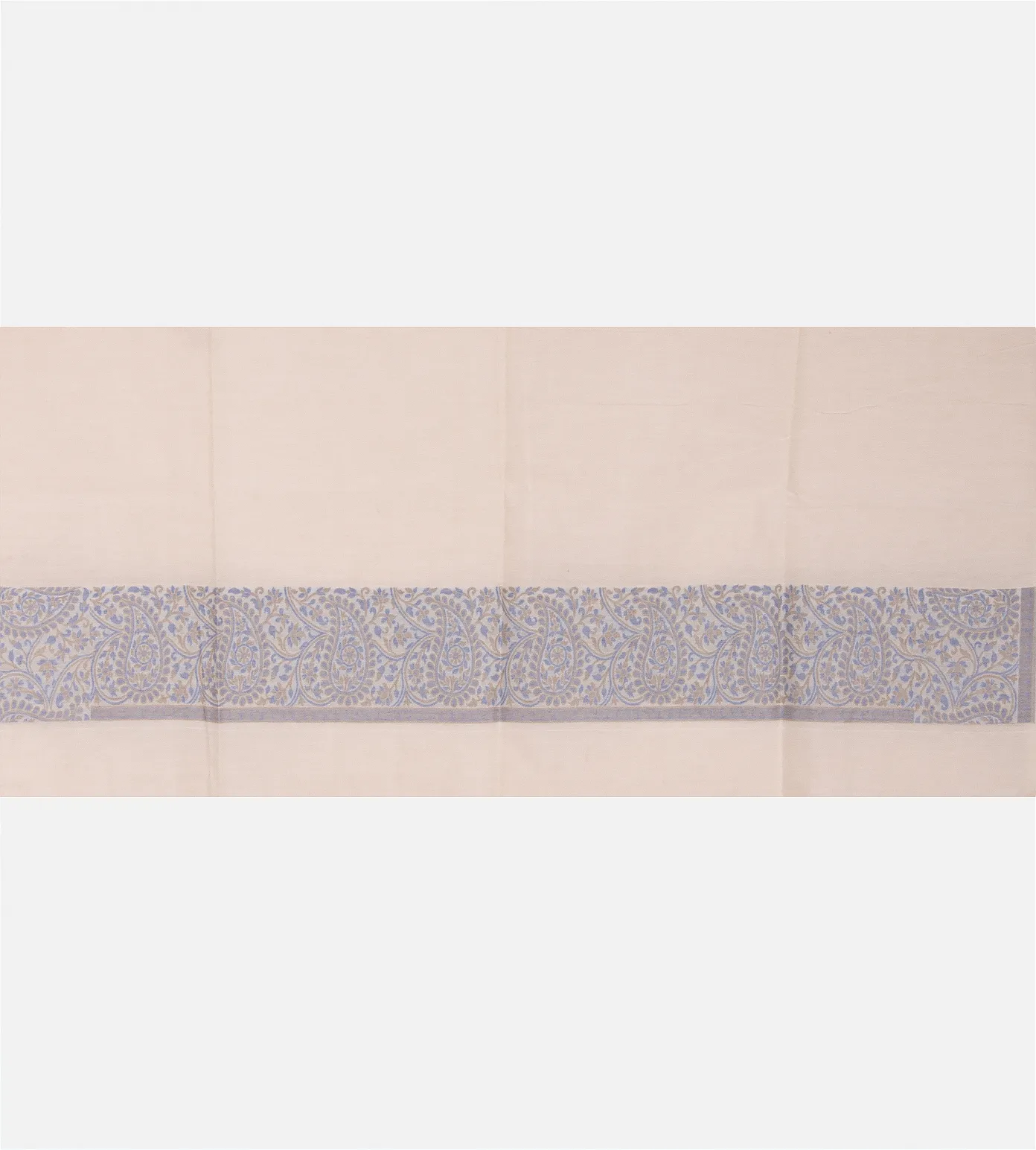 White Banarasi Cotton Saree4