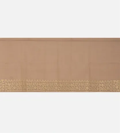 Deep Creme Banarasi Cotton Saree4