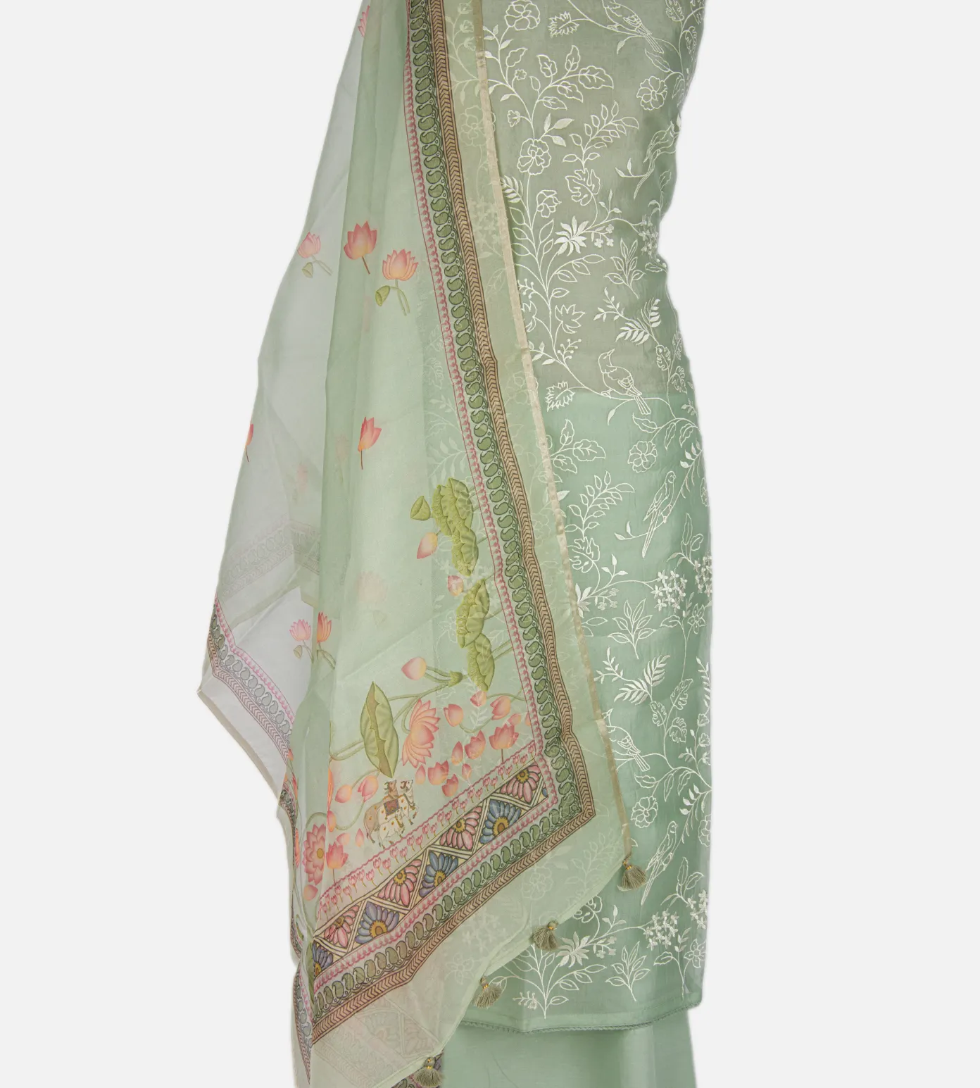 Pastel Green Organza Salwar3