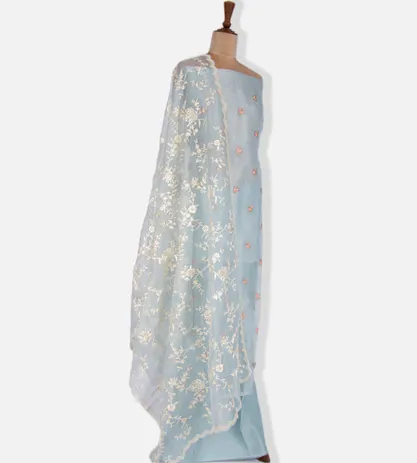 Pastel Blue Organza Salwar2
