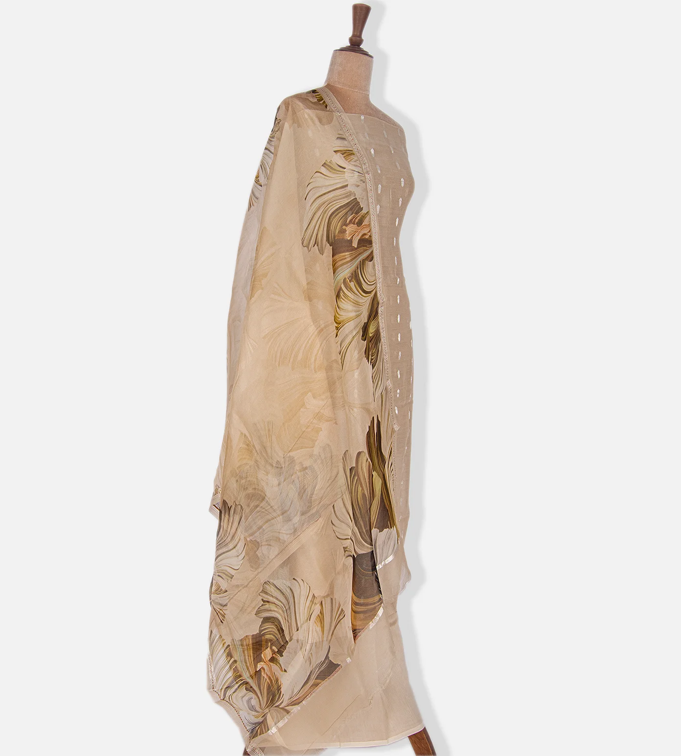 Light Beige Chanderi Cotton Salwar2