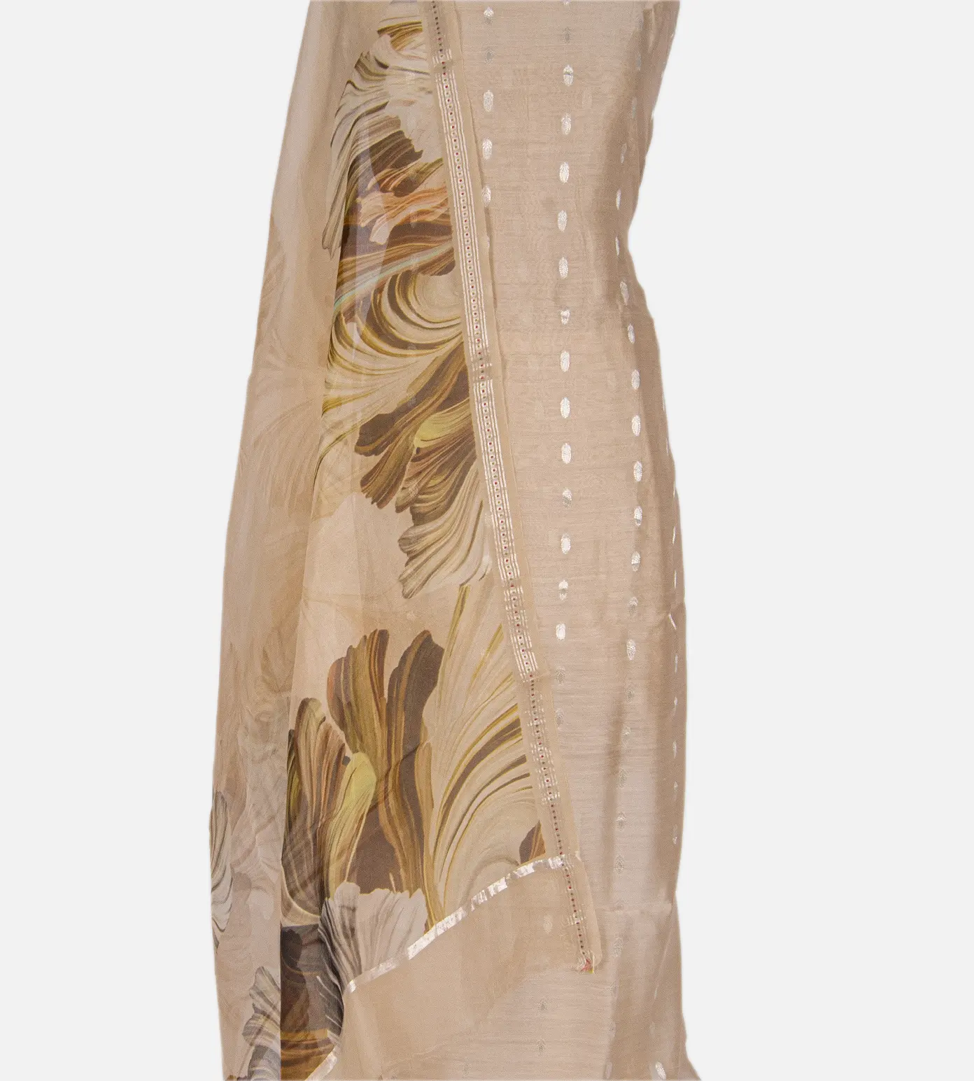 Light Beige Chanderi Cotton Salwar3