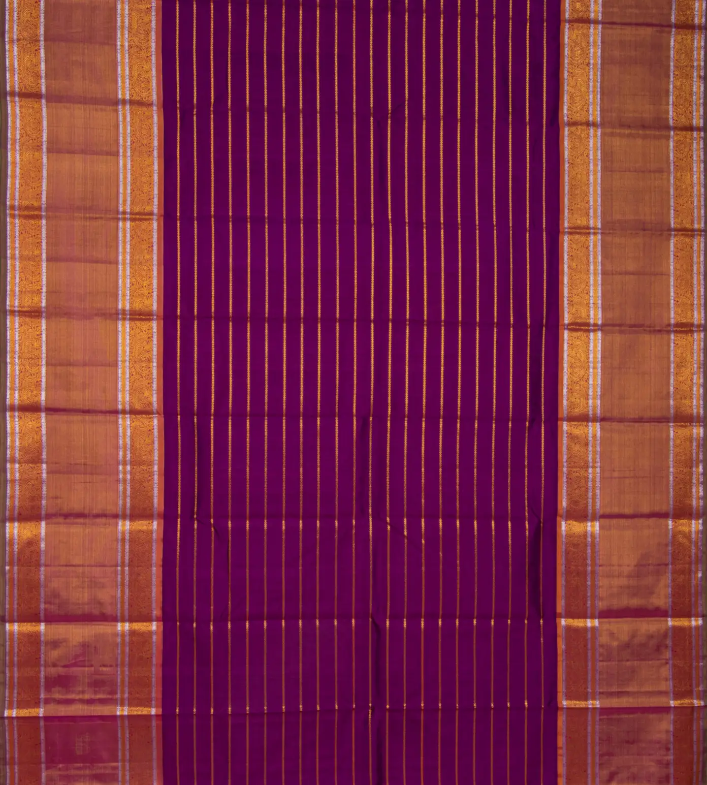 Purple Kanchipuram Silk Saree2