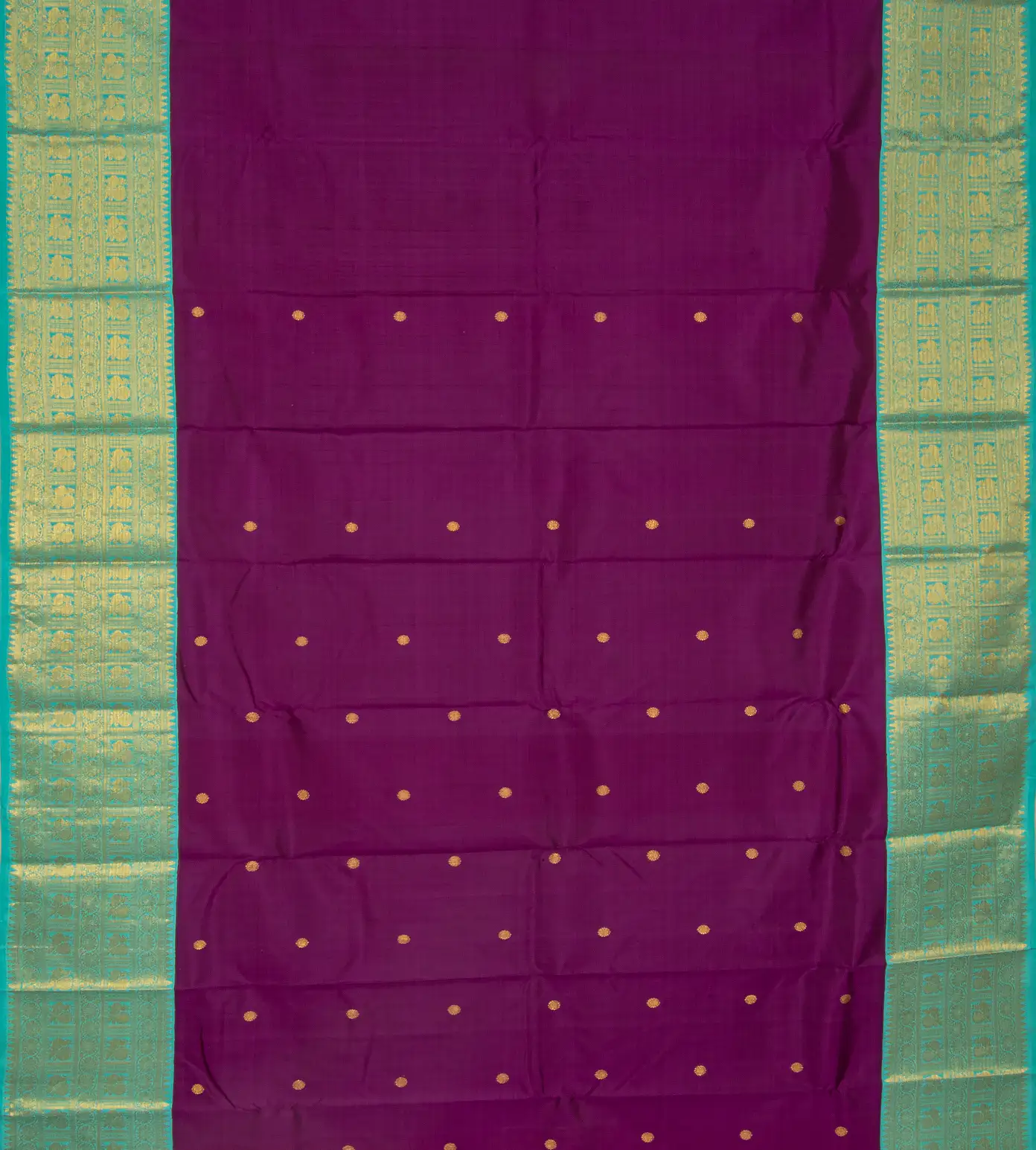 Purple Kanchipuram Silk Saree2