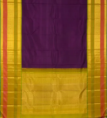 Purple Kanchipuram Silk Saree3