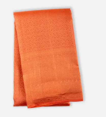 Orange Kanchipuram Silk Saree1