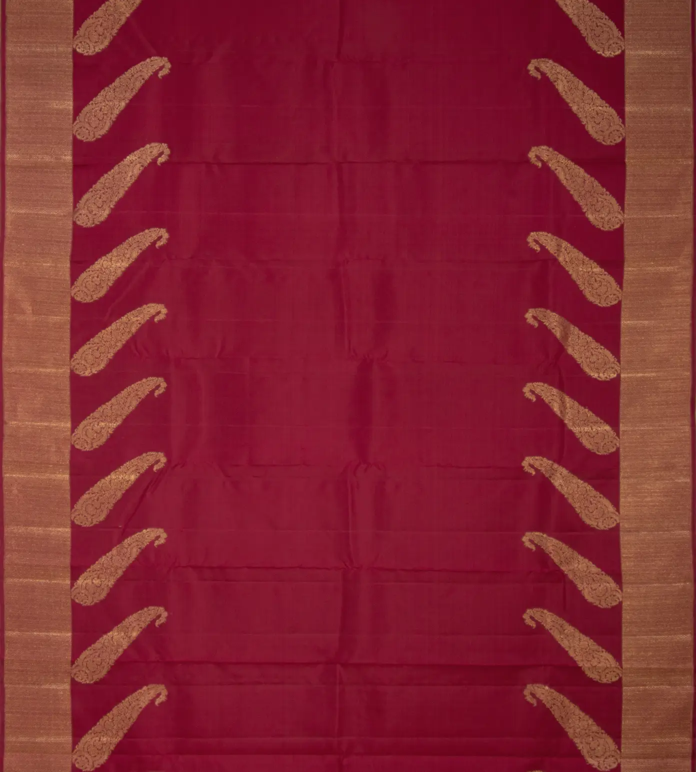 Maroon Kanchipuram Silk Saree2