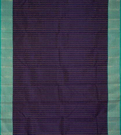 Deep Blue Kanchipuram Silk Saree2