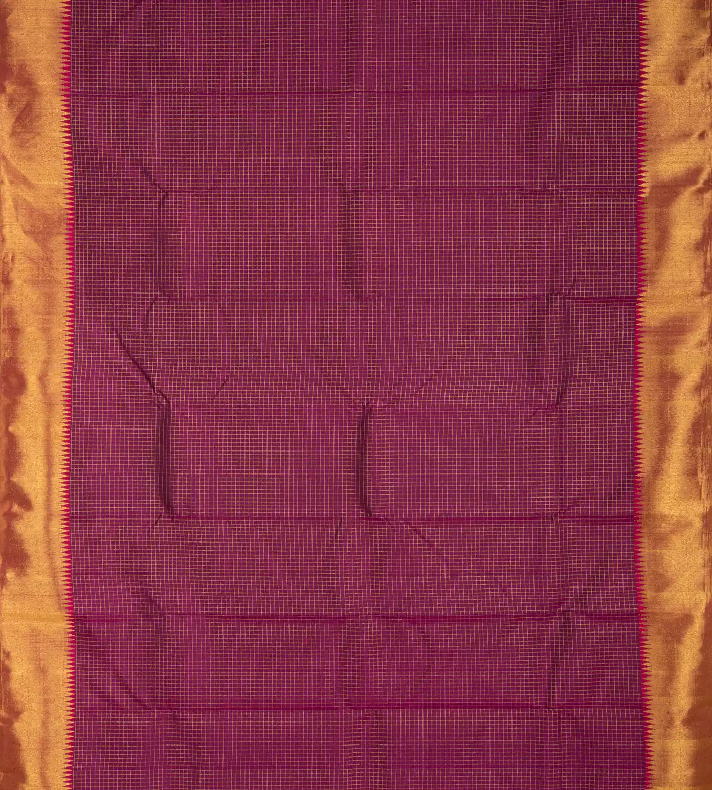 Purple Kanchipuram Silk Saree2