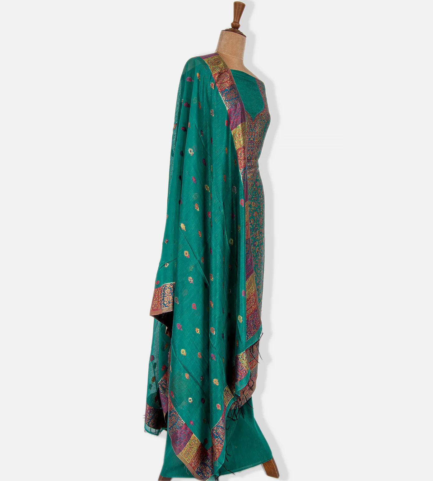 Sea Green Kani Silk Salwar2