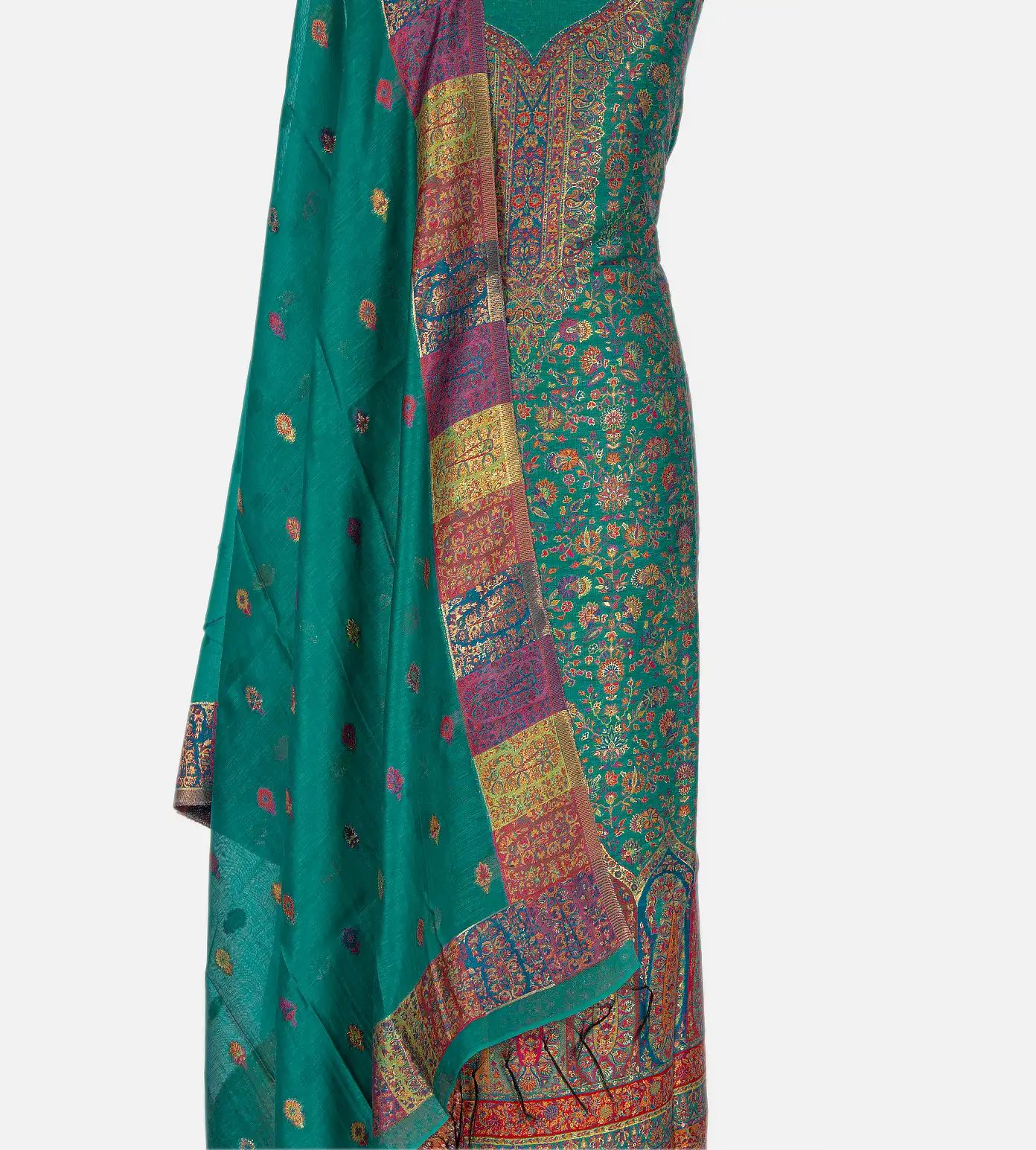 Sea Green Kani Silk Salwar3
