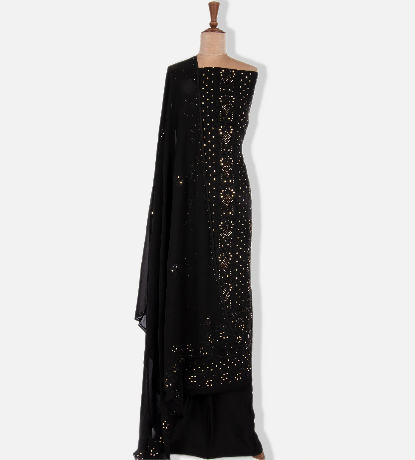 Black Georgette Salwar1