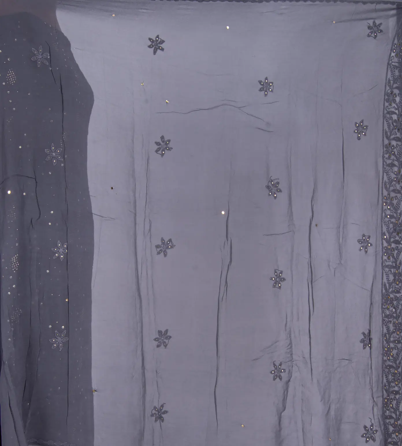 Grey Georgette Salwar4