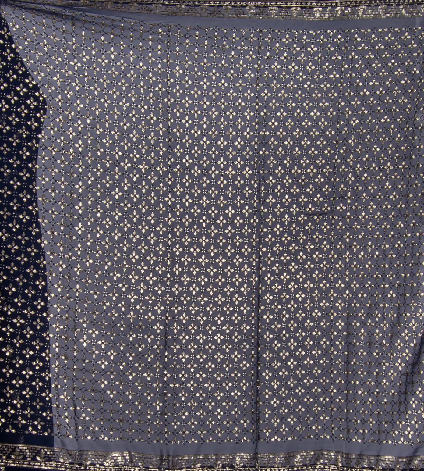 Deep Blue Crepe Salwar4