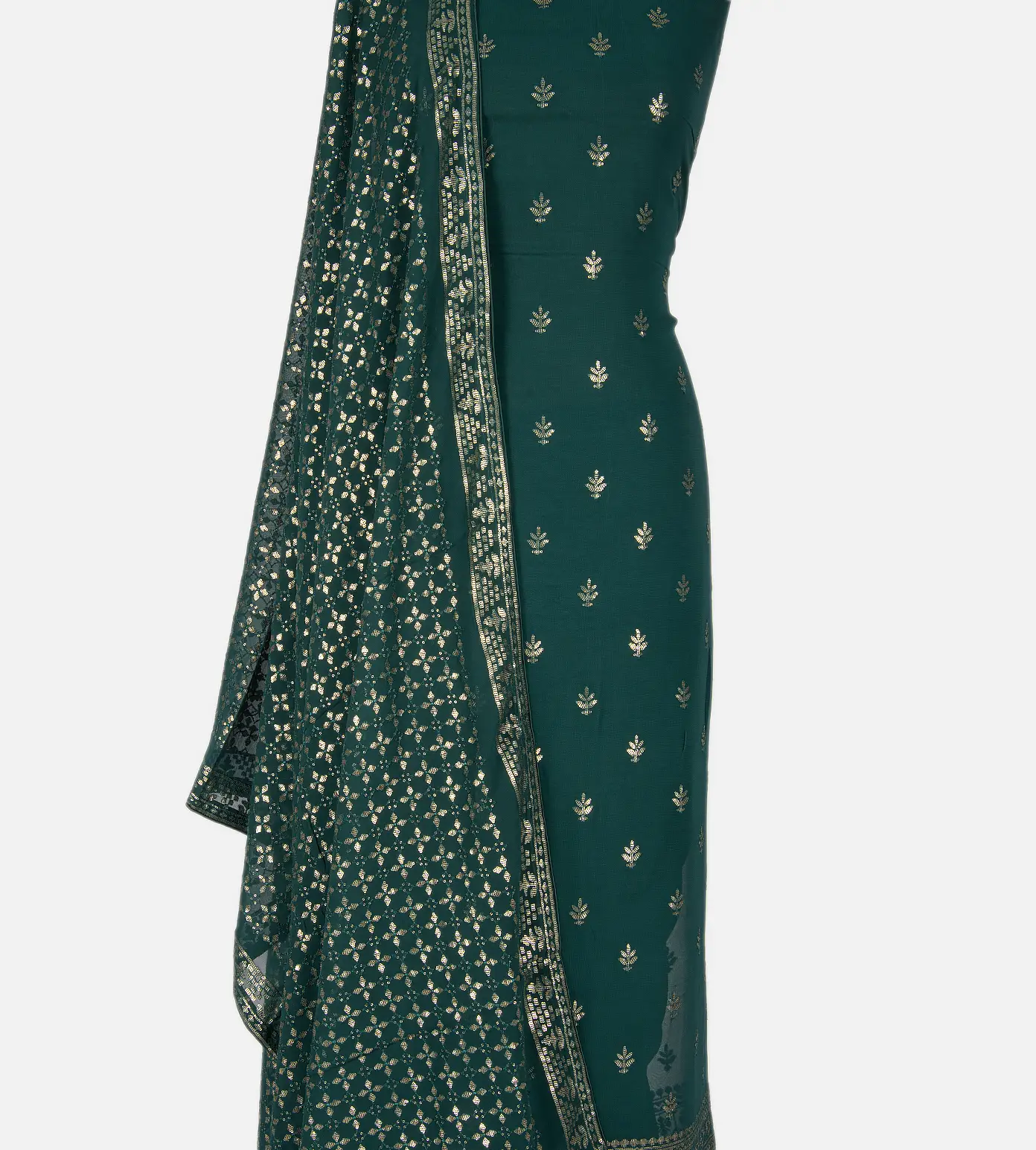 Forest Green Crepe Salwar3