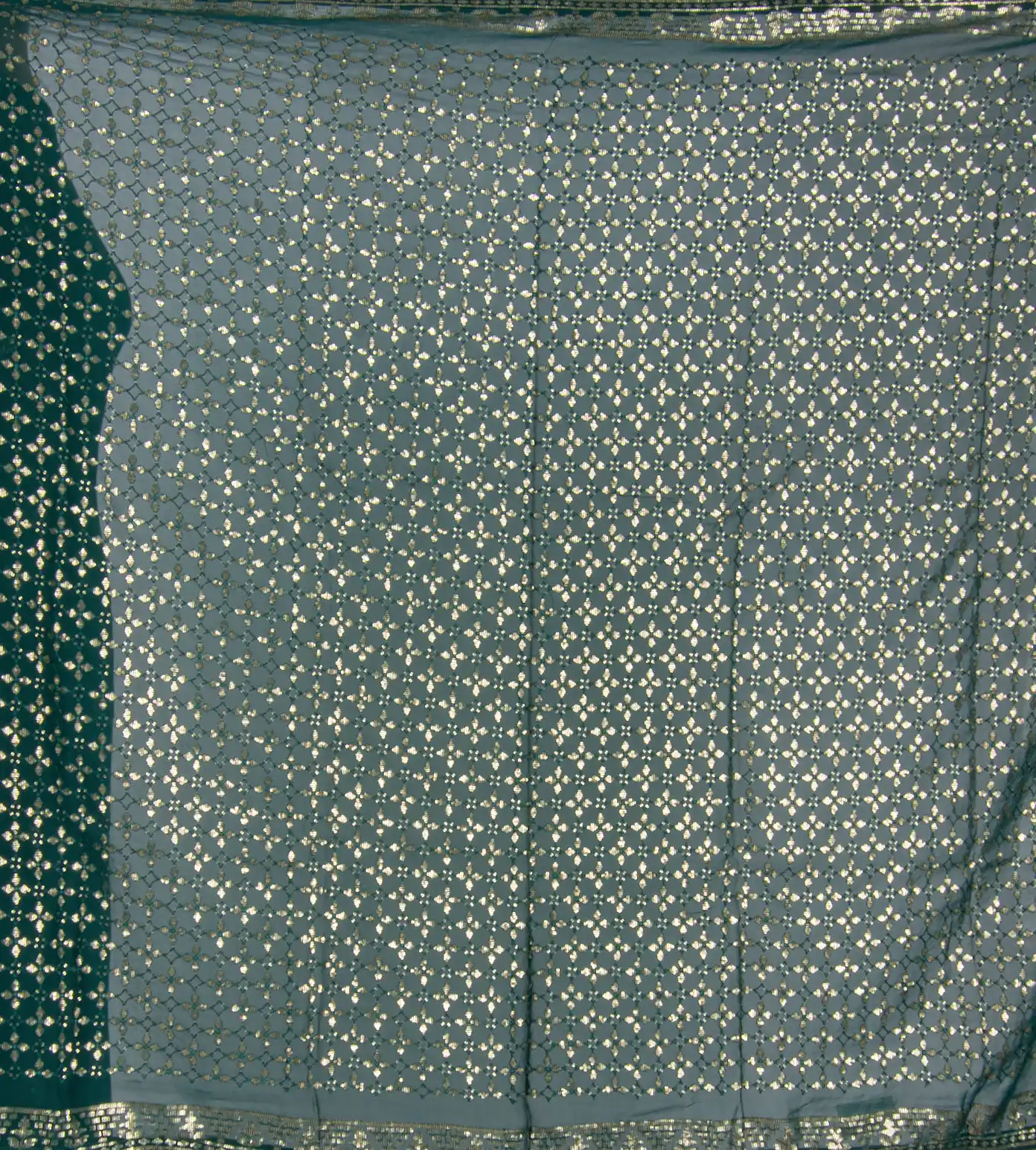 Forest Green Crepe Salwar4