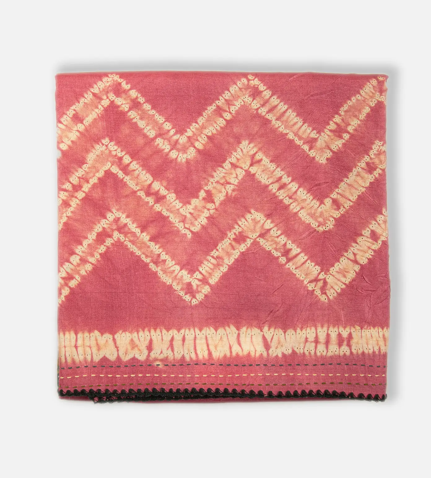 Pink Shibori Tussar Saree1