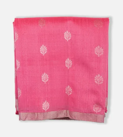 Pink Raw Silk Saree1