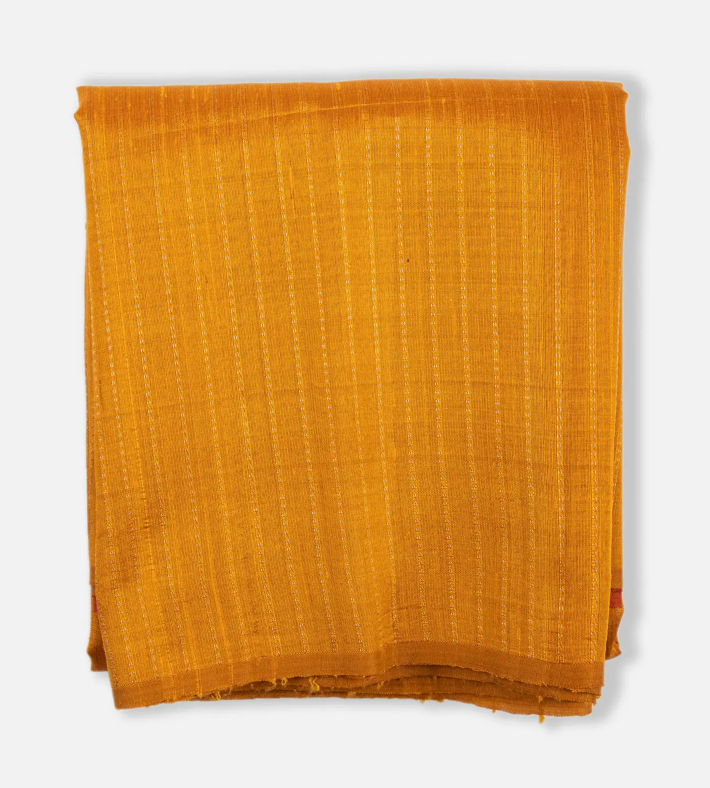 Mustard Yellow Raw Silk Saree1