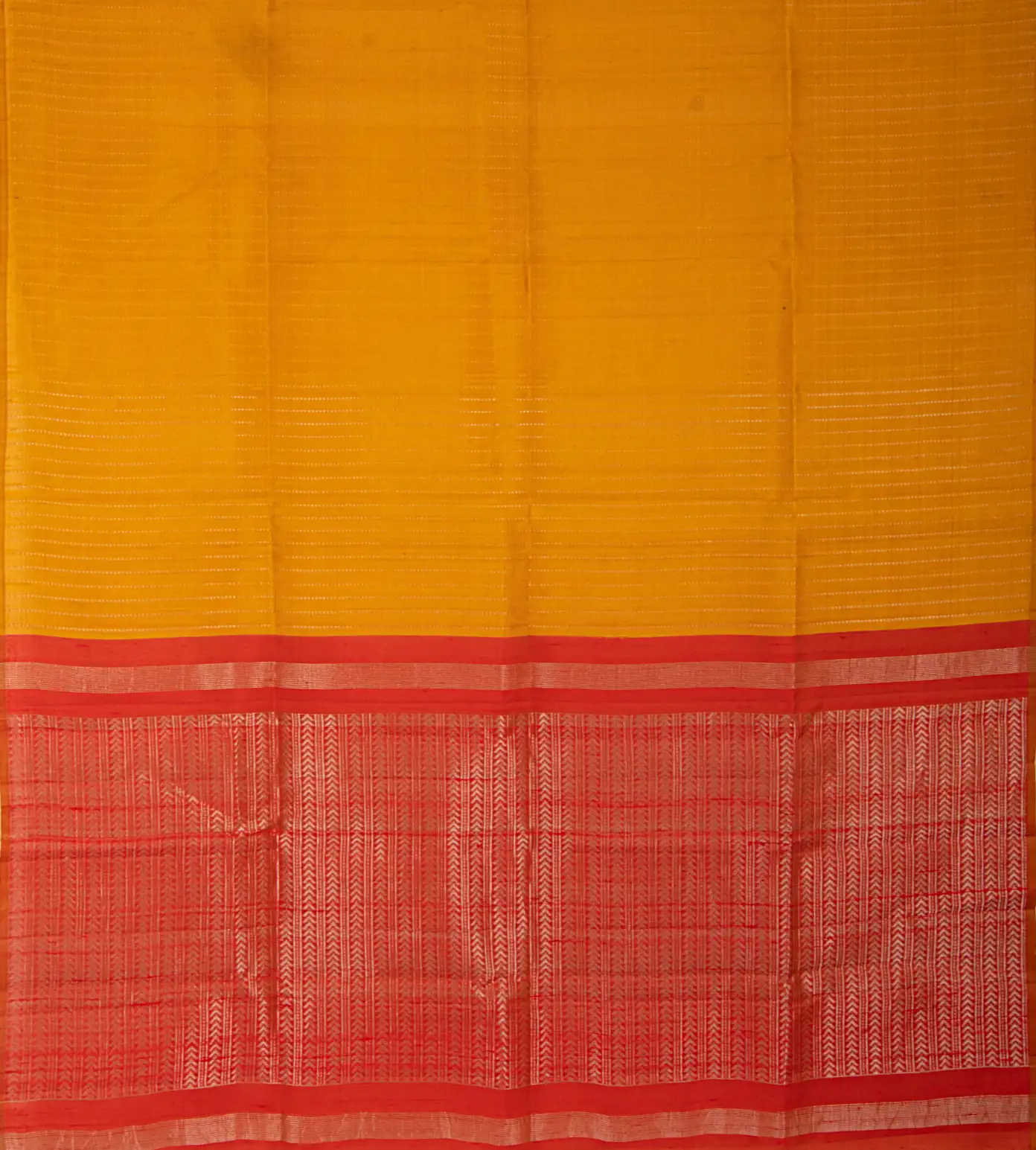 Mustard Yellow Raw Silk Saree3
