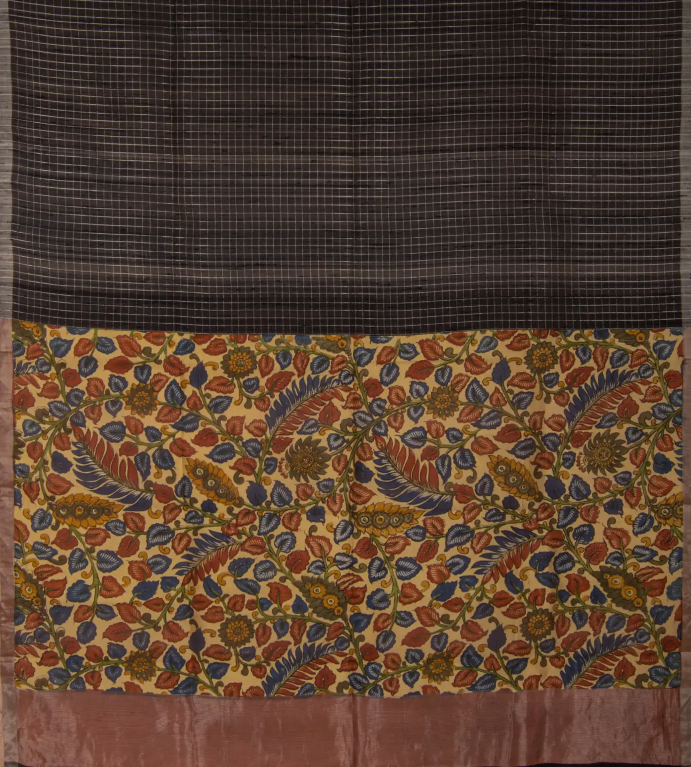 Black Raw Silk Saree3