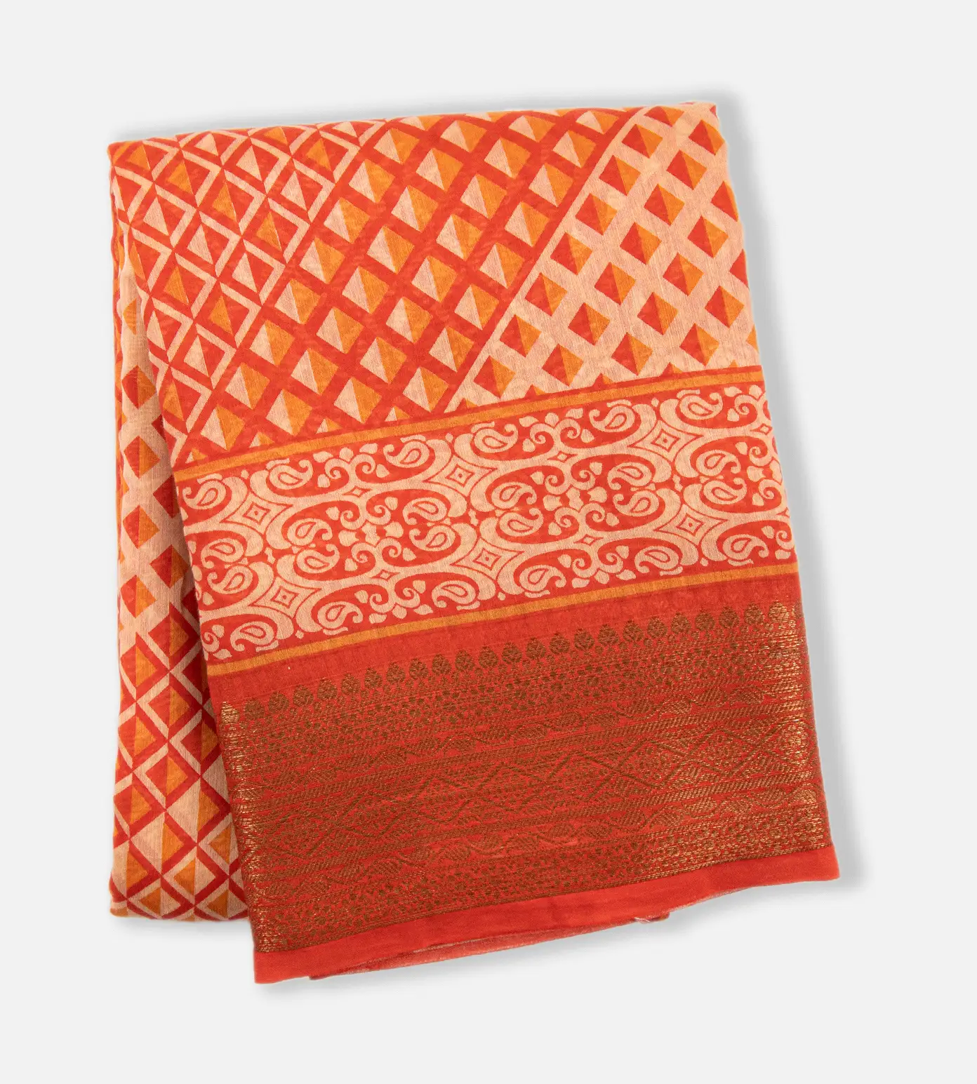 Multicolour Cotton Saree1