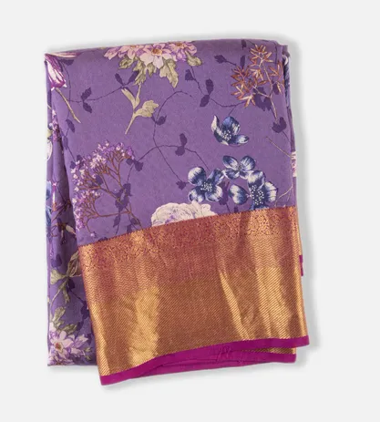 Purple Soft Silk Saree1