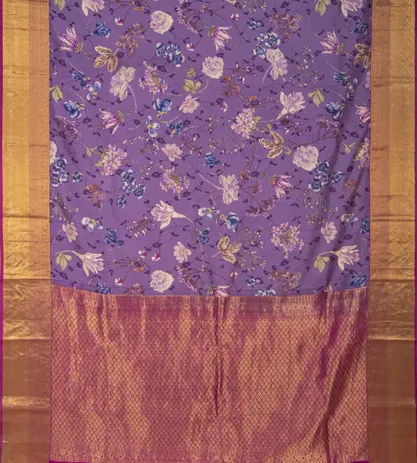 Purple Soft Silk Saree3