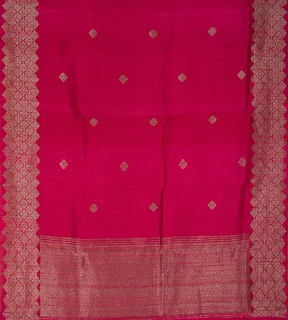 Pink Banarasi Tussar Saree3