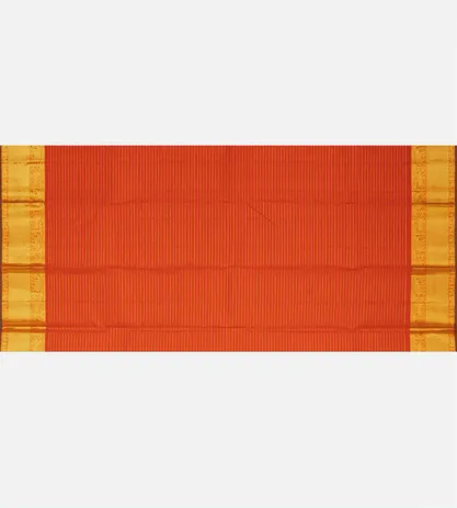 Red Orange Kanchipuram Silk Saree4
