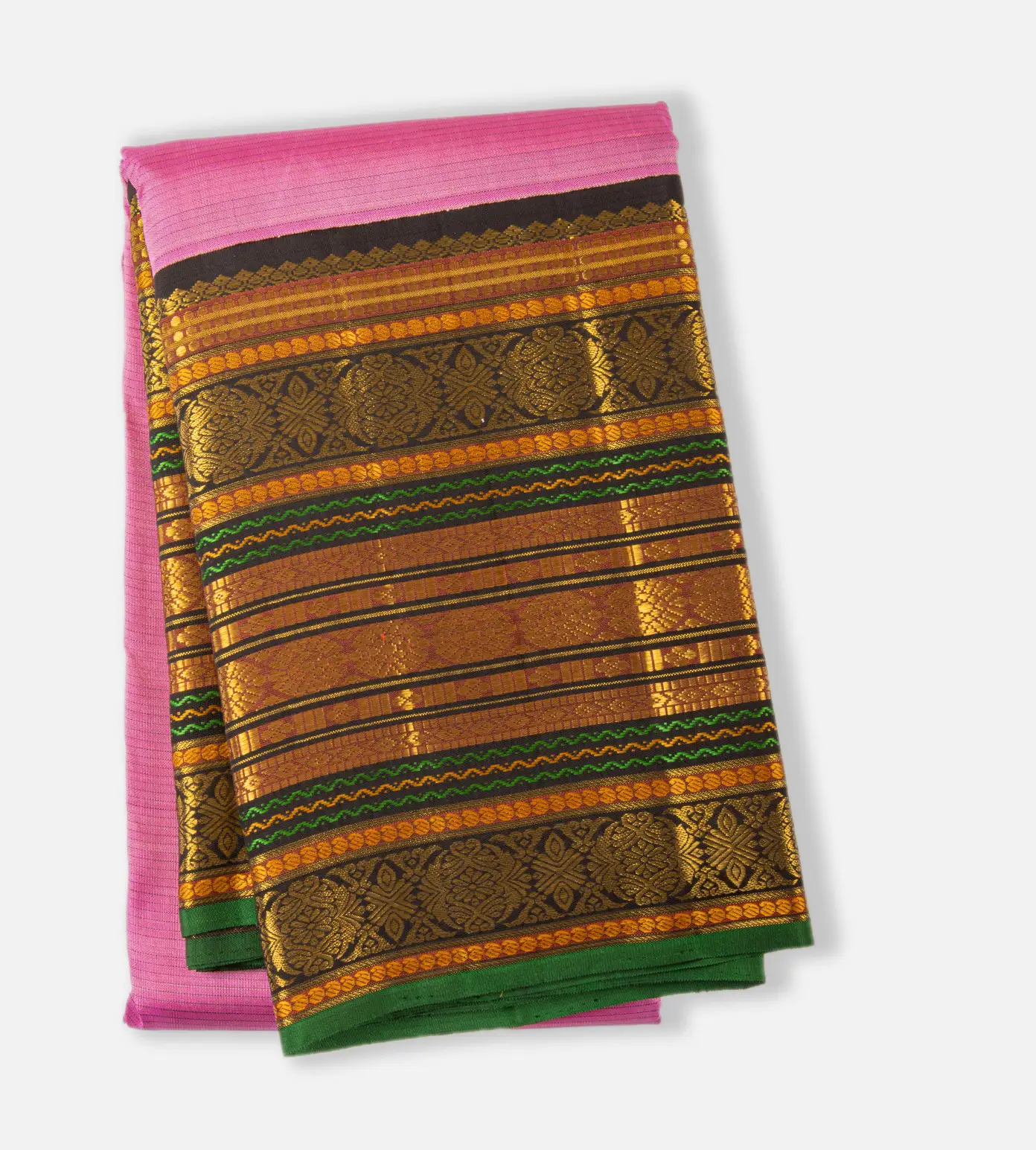 Pink Kanchipuram Silk Saree1