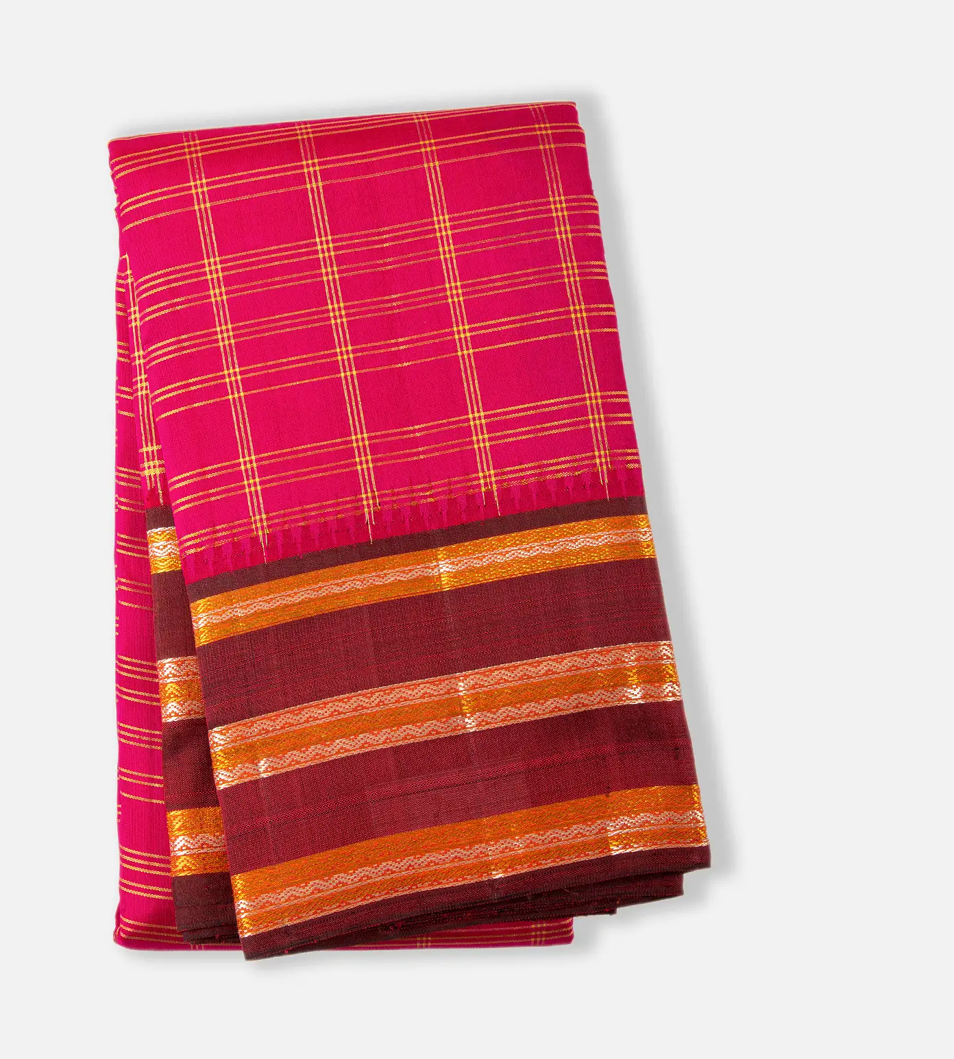 Pink Kanchipuram Silk Saree1