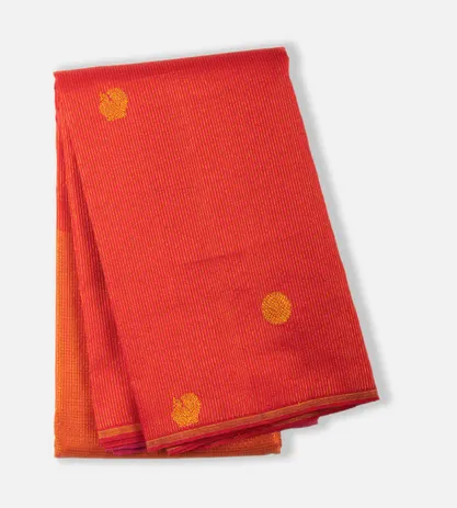 Orange Kanchipuram Silk saree1