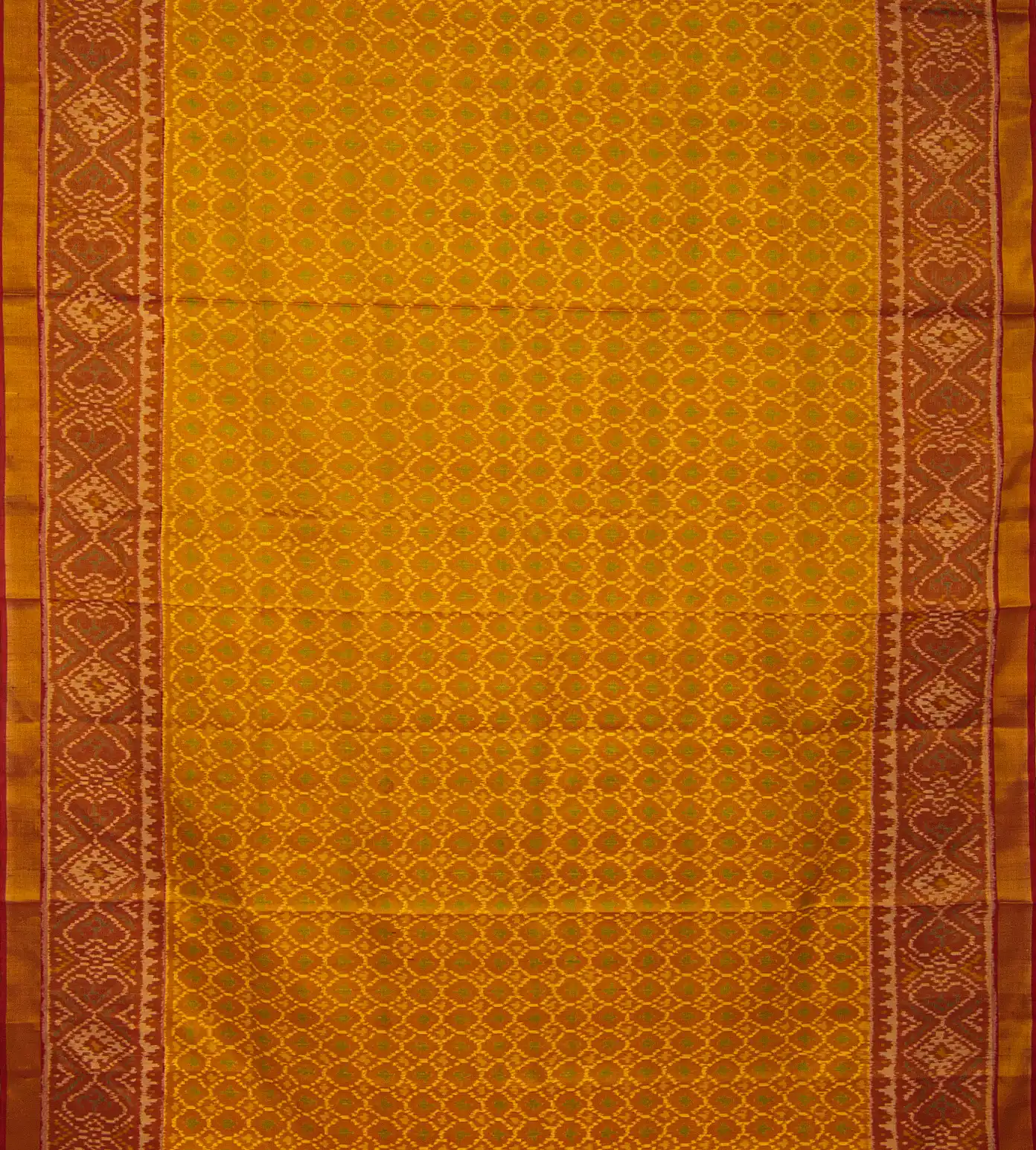Yellow Patola Silk Saree2