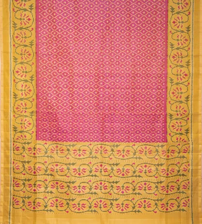 Pink Patola Silk Saree3