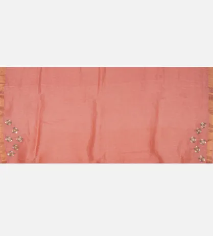 Light Pink Linen Saree4