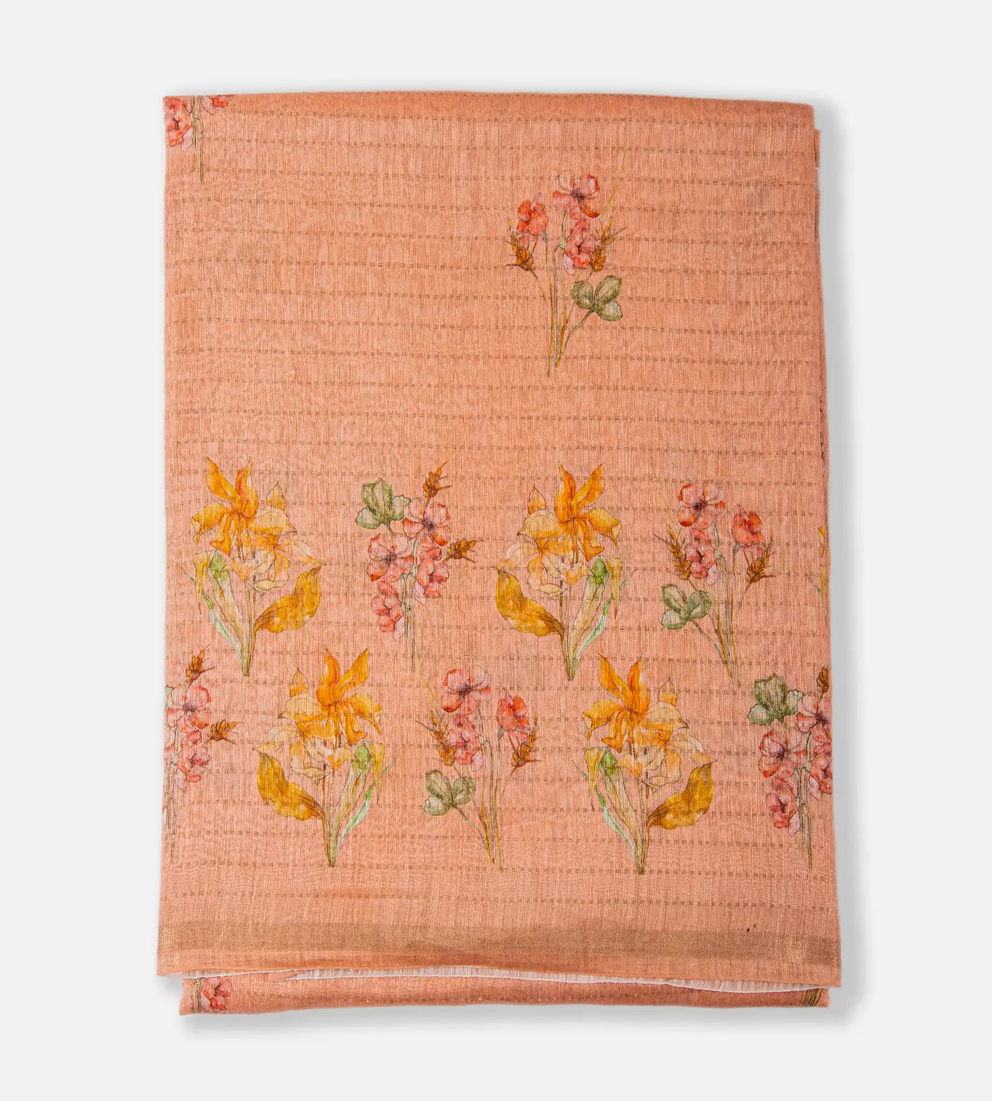 peach-linen-printed-saree-rv31953-a