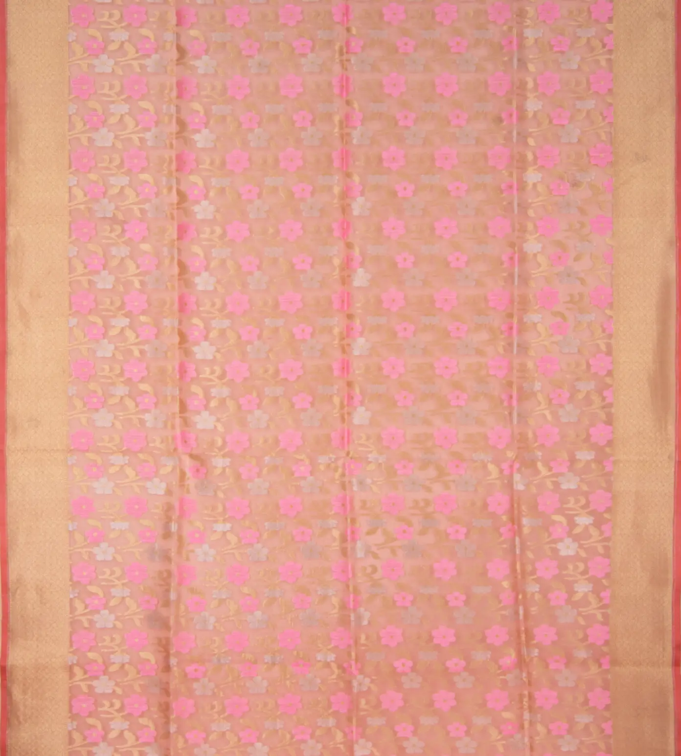 Light Pink Kora Silk Saree2