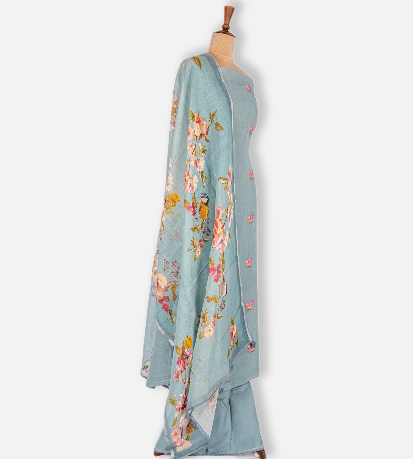 Powder Blue Linen Salwar2