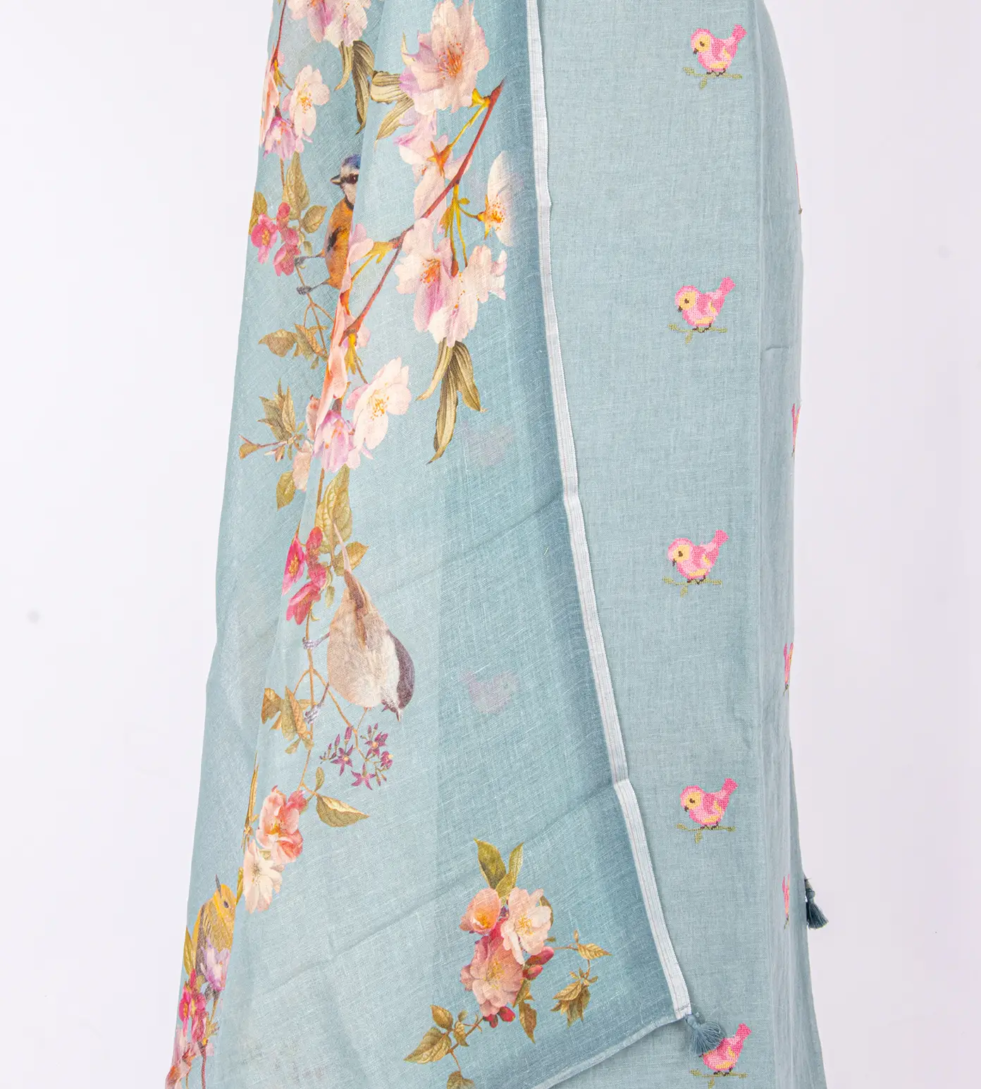 Powder Blue Linen Salwar3