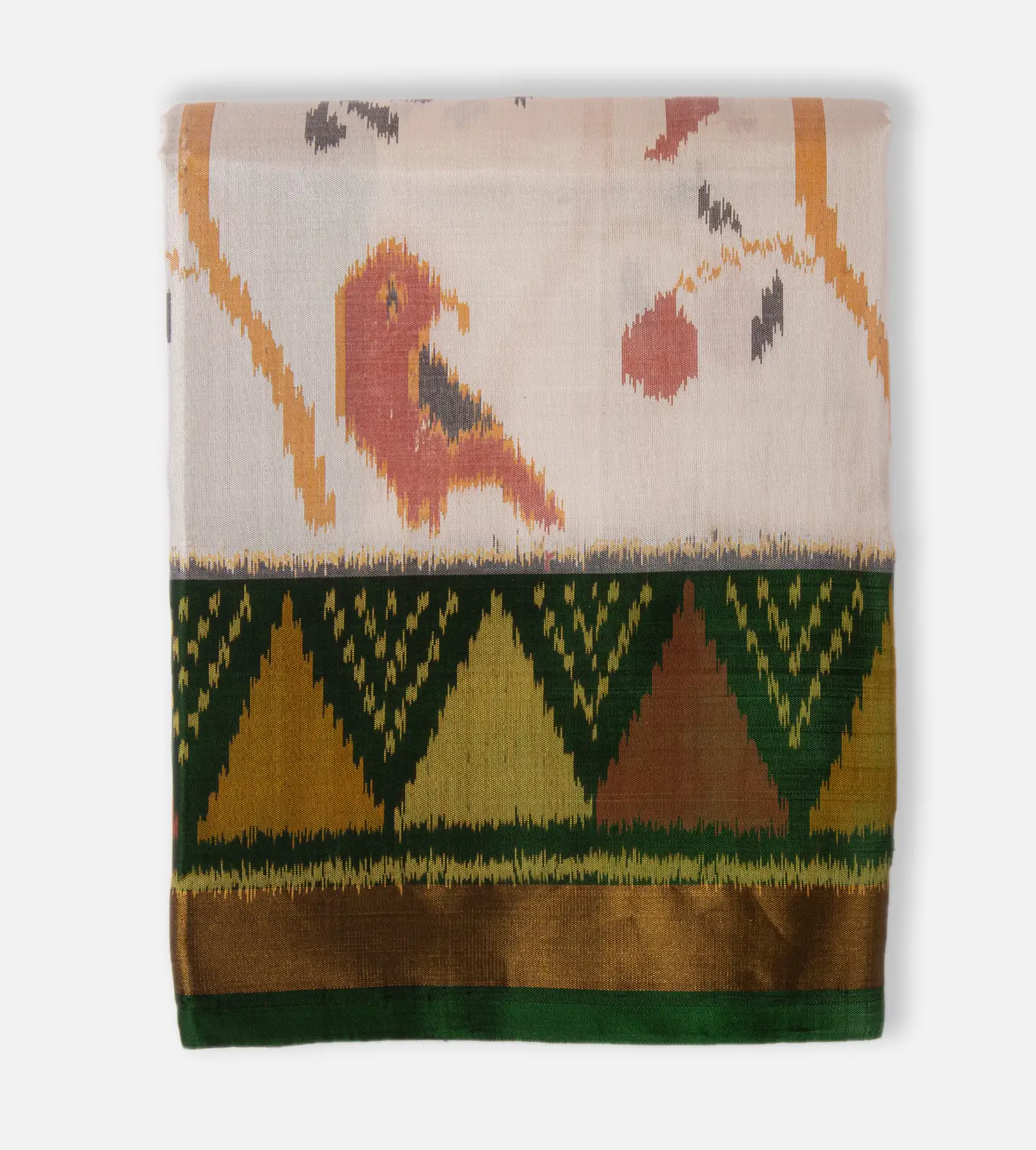 Off White Patola Silk Saree1