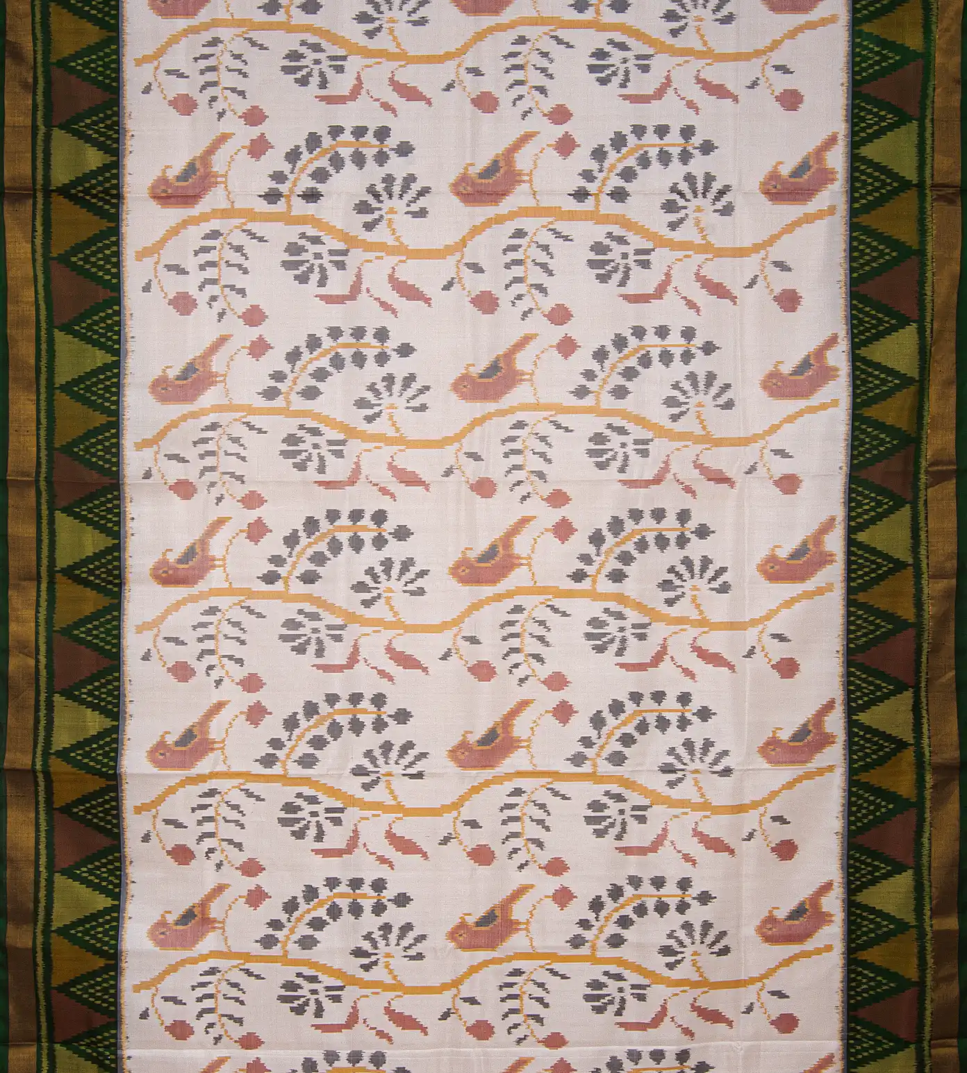 Off White Patola Silk Saree2