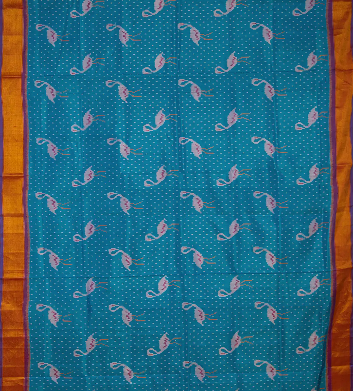 Blue Patola Silk Saree2
