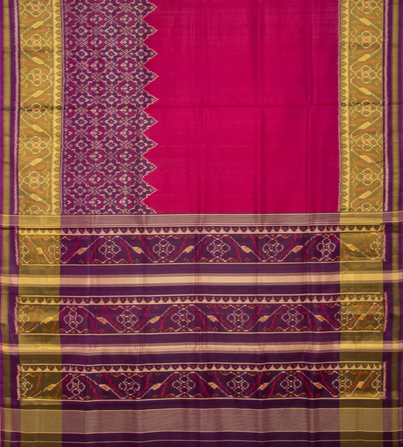 Pink Patola Silk Saree3