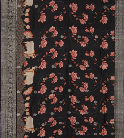 Black Kattan Silk Saree2