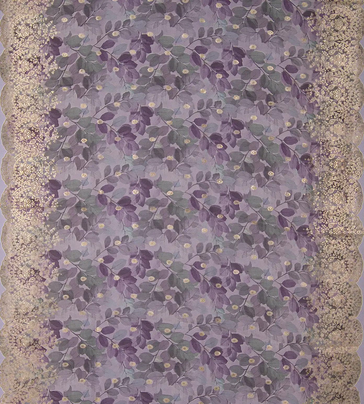 Blue  Organza Embroidery Saree2